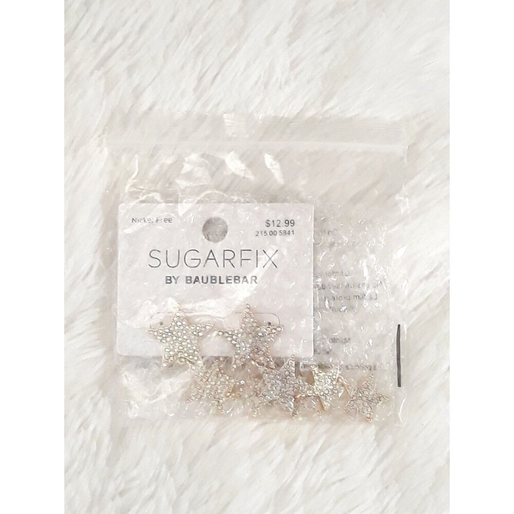 SUGAR FIX "SHOOTING STAR" STATEMENT EARRINGS (Nickel Free) NEW!!! - Picture 5 of 6
